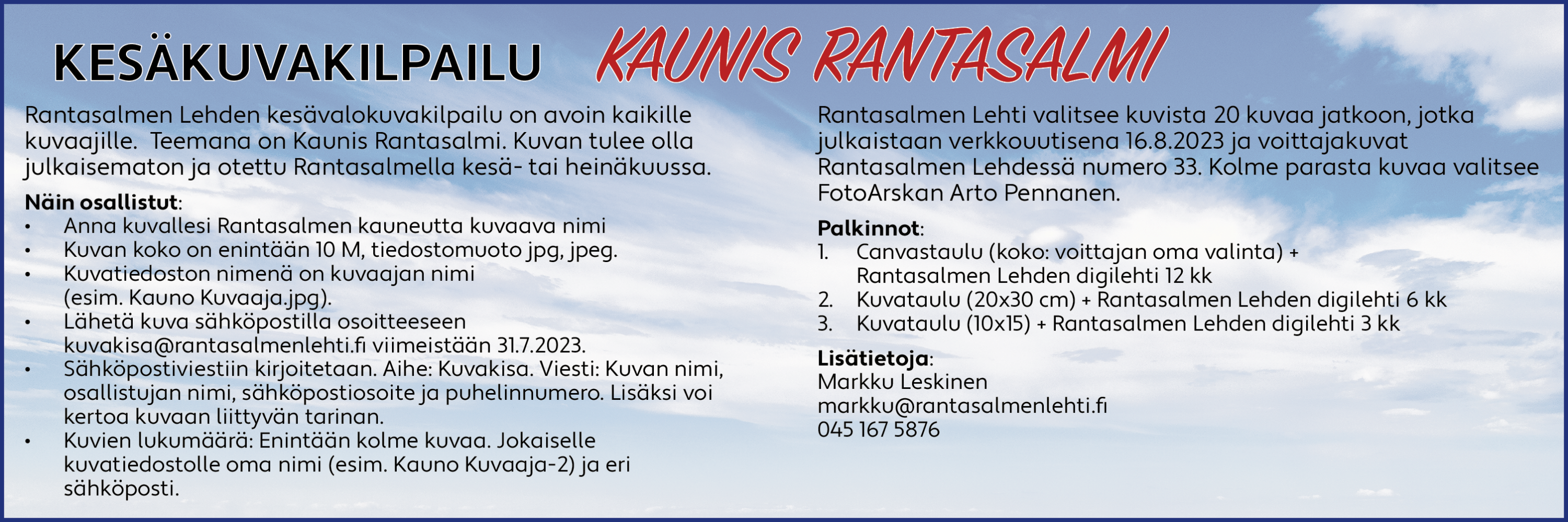 Kesäkuvakilpailu